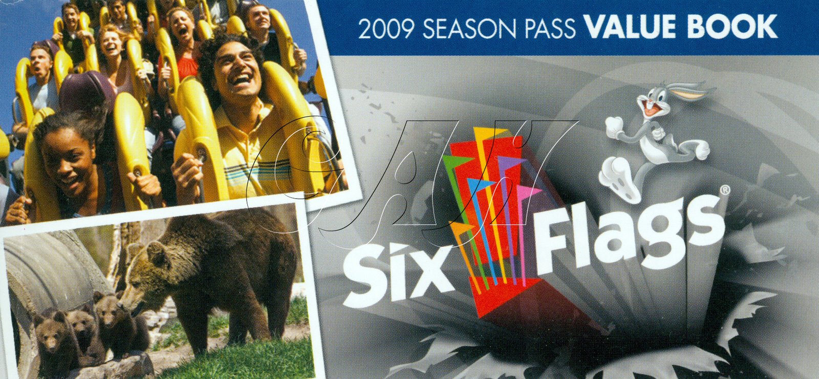 Six Flags Great Adventure Season Pass Coupon Booklets